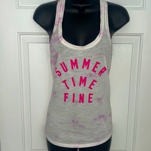 NWOT Tie-Dye Victoria’s Secret SUMMER TIME FINE Tank Top